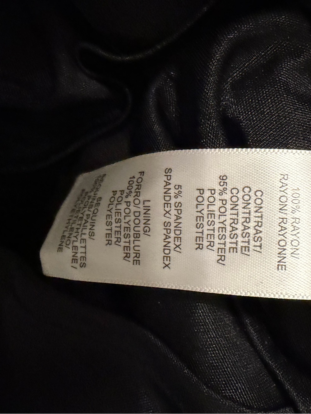 Laundry by Shelli Segal black & gold geometric sequined tank dress W/racerback. - Picture 7 of 8